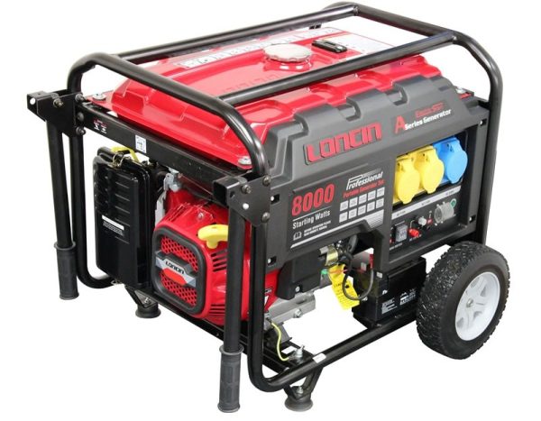 LONCIN LC8000 - LONCIN 7.1kW PETROL GENERATOR WITH AVR