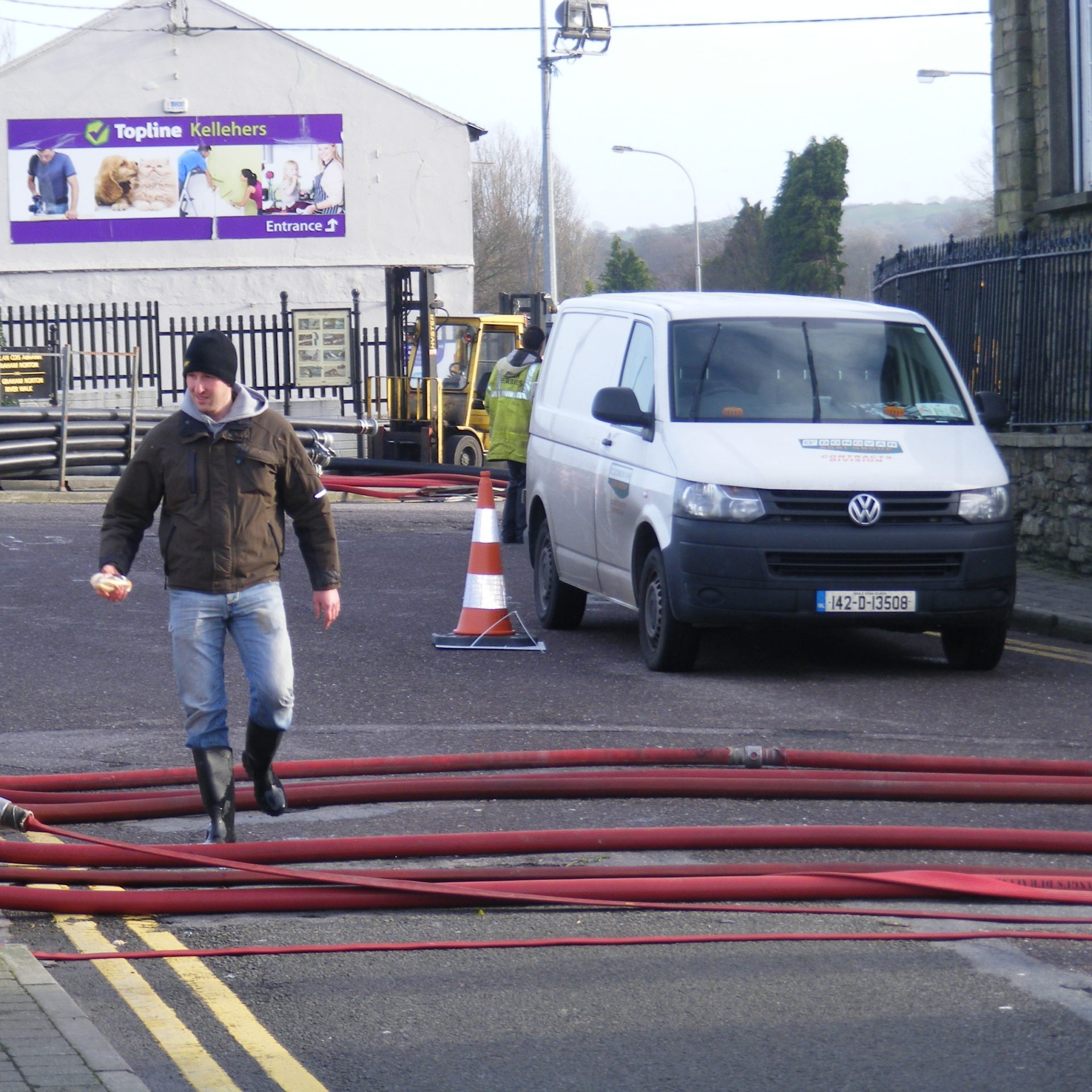 Photo No 4 Pumping Water Bandon Town January 2016